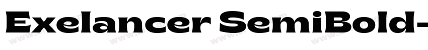 Exelancer SemiBold字体转换